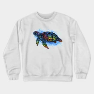 Rainbow Turtle Crewneck Sweatshirt